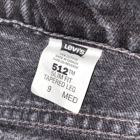 Levi’s vintage slim fit tapered leg black hog rise MOM jeans size 9 medium - Picture 7 of 8
